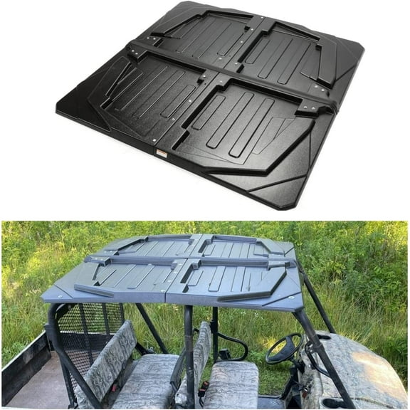 Kojem Hard Top Roof 2pc for 2005-2022 Kawasaki Mule 3010 4010 TRANS / 2005-2009 Polaris Ranger