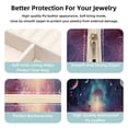 thumbnail image 3 of Galactic Space Travel Portable Square Jewelry Display Necklace Organizer Storage Box, 3 of 6