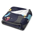 thumbnail image 6 of Pokemon Eevee Umbreon Throw Blanket Cute Flannel for Boys Girls Men Women, 6 of 7