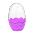 thumbnail image 3 of Huevos de Pascua rellenables, cestas de Pascua, juguetes interactivos, adornos portátiles púrpura, 3 of 9