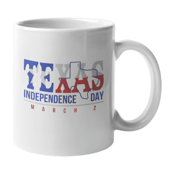March 2 Texas Independence Day from Quarantine & Lockdown Theme Coffee & Tea Gift Mug (11oz)