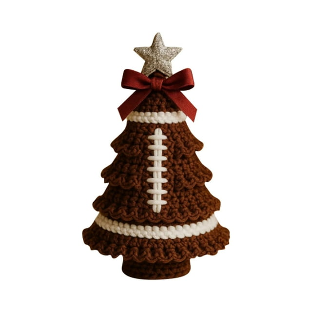 Ornement de Bureau à Thème Baseball Crocheté à la Main Idée Unique pour les Fans de Sports et les Collectionneurs Passionnés