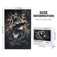 thumbnail image 4 of 1000 pcs Charm Fashion Raccoon puzzles for adults 1000 pieces,Funny Artwork for Animal,Challenging Brain Exercise,Modern Style Raccoon Wooden Puzzle,Great for Relaxation and Display for Puzzle Lovers, 4 of 6
