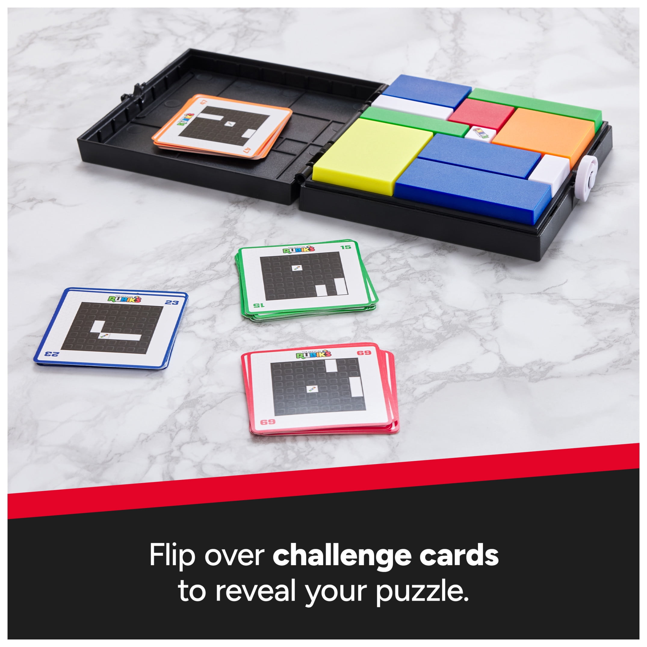 Rubik’s Cube Gridlock, Problem-Solving Puzzle Game for Adults & Kids Ages 7+