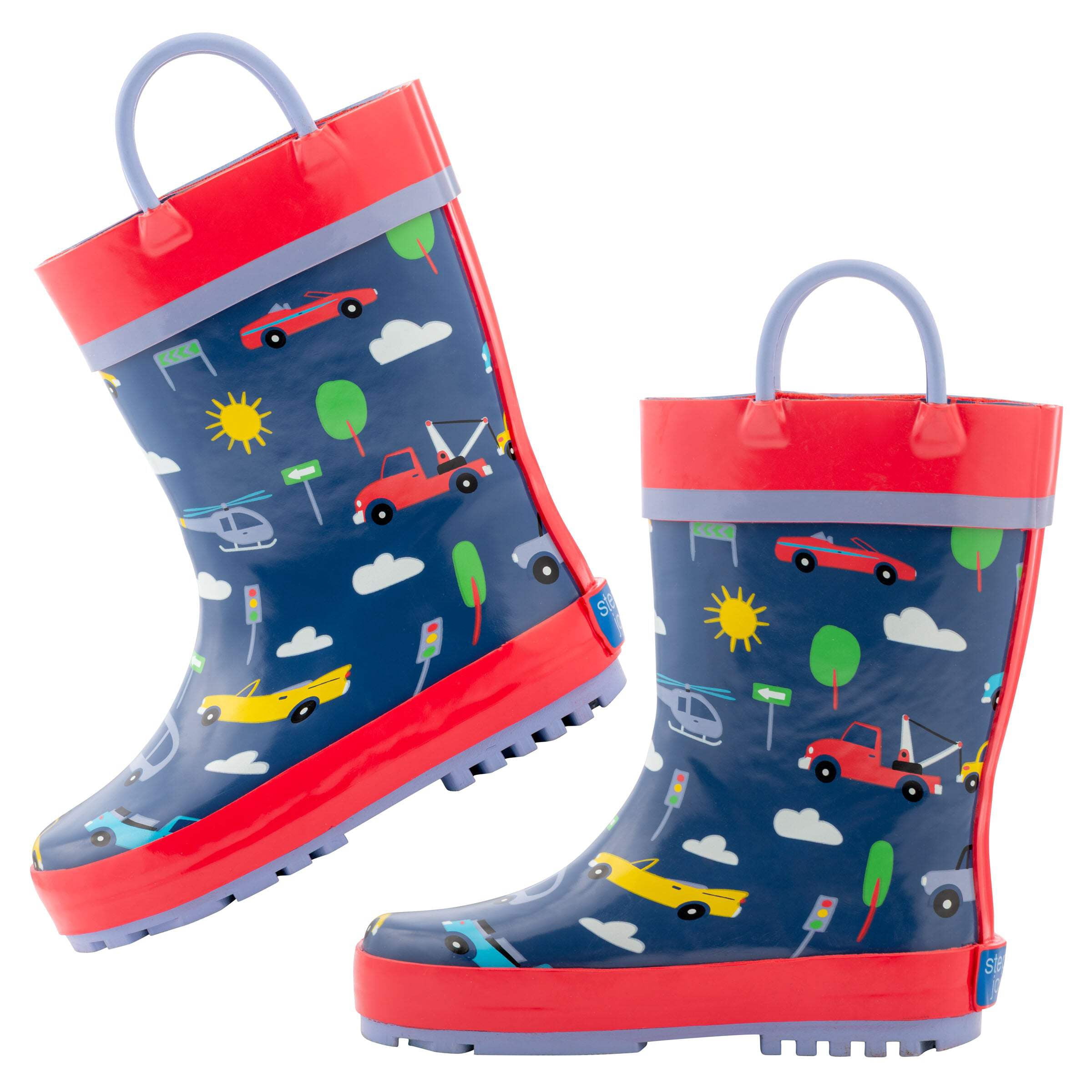 Stephen Joseph, Rain Boots, Waterproof Rain Boots, Removable insole, Non-Slip Shoes,, Pink Dino