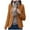 Brown, variant on qolati Blazers for Women Casual Wool Blends Long Sleeve Open Front Cardigan Coats Slim Fit Single Breasted Business Work Suit Jacket