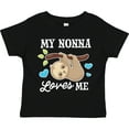 thumbnail image 3 of Inktastic My Nonna Loves Me with Sloth and Hearts Boys or Girls Toddler T-Shirt, 3 of 5