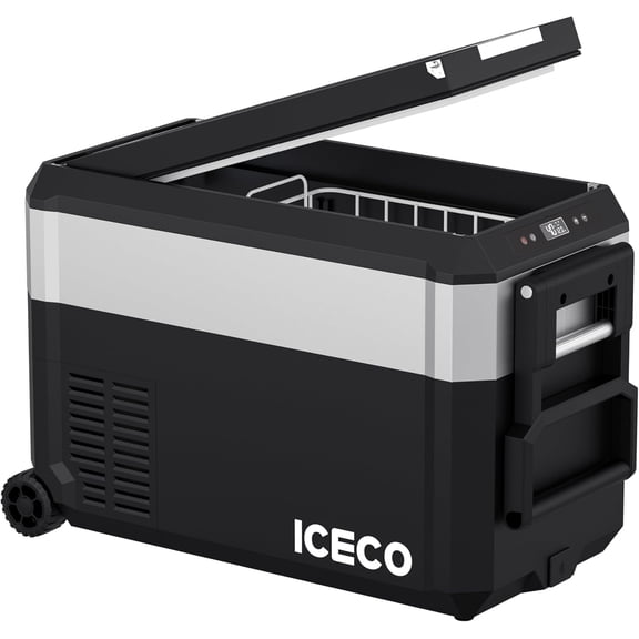 ICECO JP40 Pro 12 Volt Car Refrigerator, Portable Fridge Freezer Powered by SECOP, 12V Refrigerator for Car & Home, DC / AC