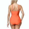 thumbnail image 6 of Summer Savings Women's Fashion One-Piece Swimsuit Foreign Trade High Waist Tight Sexy Display Sports Surfing One-Piece Swimsuit Orange, L, 6 of 6