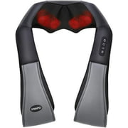 Shiatsu Back and Neck Massager with Heat 3D Deep Kneading Massage for Back, Shoulders, Foot, and Legs
