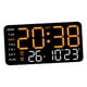 thumbnail image 5 of Reloj despertador digital LED con dos configuraciones de alarma y pantalla LED de tiempo. Eléctrico. Luz naranja, 5 of 9