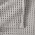 thumbnail image 3 of 100% Cotton Waffle Weave Bed Blanket | Soft, Breathable, and Lightweight Blanket for All-Season | Perfect for Layering | Brielle Collection (King, Light G, 3 of 8