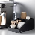 thumbnail image 2 of Navaris Coffee Station Organizer 4 Compartments - Coffee Organizer Station for Sugar, Creamer, Cup, Tea - Coffee Bar Organizer for Office and Kitchen Countertop Organization, 2 of 8