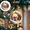 thumbnail image 1 of Clearance! Break Through Santa Christmas Ornament Christmas Oranment Xmas Tree Decoration Fun 2024 Christmas Ornament, 1 of 9