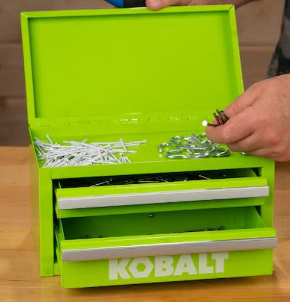 Kobalt Portable Tool Boxes and Organizers, Steel Green, 10.83 x 5.91 Inches, 5 lbs