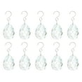 thumbnail image 2 of Chandelier Crystals,Crystal Suncatcher,Hanging Clear Teardrops Crystals Chandelier Parts Prisms Pendants with Hook for Windows Lamp Christmas Tree Decorations Home Decor(Style D), 2 of 9