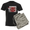 thumbnail image 6 of CafePress - ZOMBIES: ONE BITE AND YOUR DEAD AIM FOR THE HEAD M - Men's Dark Loose Fit Cotton Pajama Set, 6 of 7