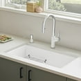 thumbnail image 3 of Blanco 442533 Precis Undermount Granite Composite Kitchen Sink, White, 3 of 4