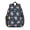 Astronaut and Planet, variant on Astronaut and Rocket Black Pattern Backpack for School, Cute School Bag with Adjustable Shoulder Straps and Padded Back, 15"x11.42"x5.5"