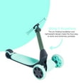thumbnail image 6 of Yvolution Glider Nua Green3-Wheel Kids Scooter Light-Up Wheels Adjustable for Boys or Girls Age 3+, 6 of 10