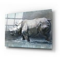 thumbnail image 2 of Epic Art 'The Pedestrian Rhino' by Robert Campbell, Acrylic Glass Wall Art, 24"x16", 2 of 8