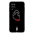 thumbnail image 1 of Funda Para Samsung Galaxy A12 M12 Trasera De Teléfono Tpu Negro Gato Lindo Patrón De Chica De Dibujos Animados, 1 of 4