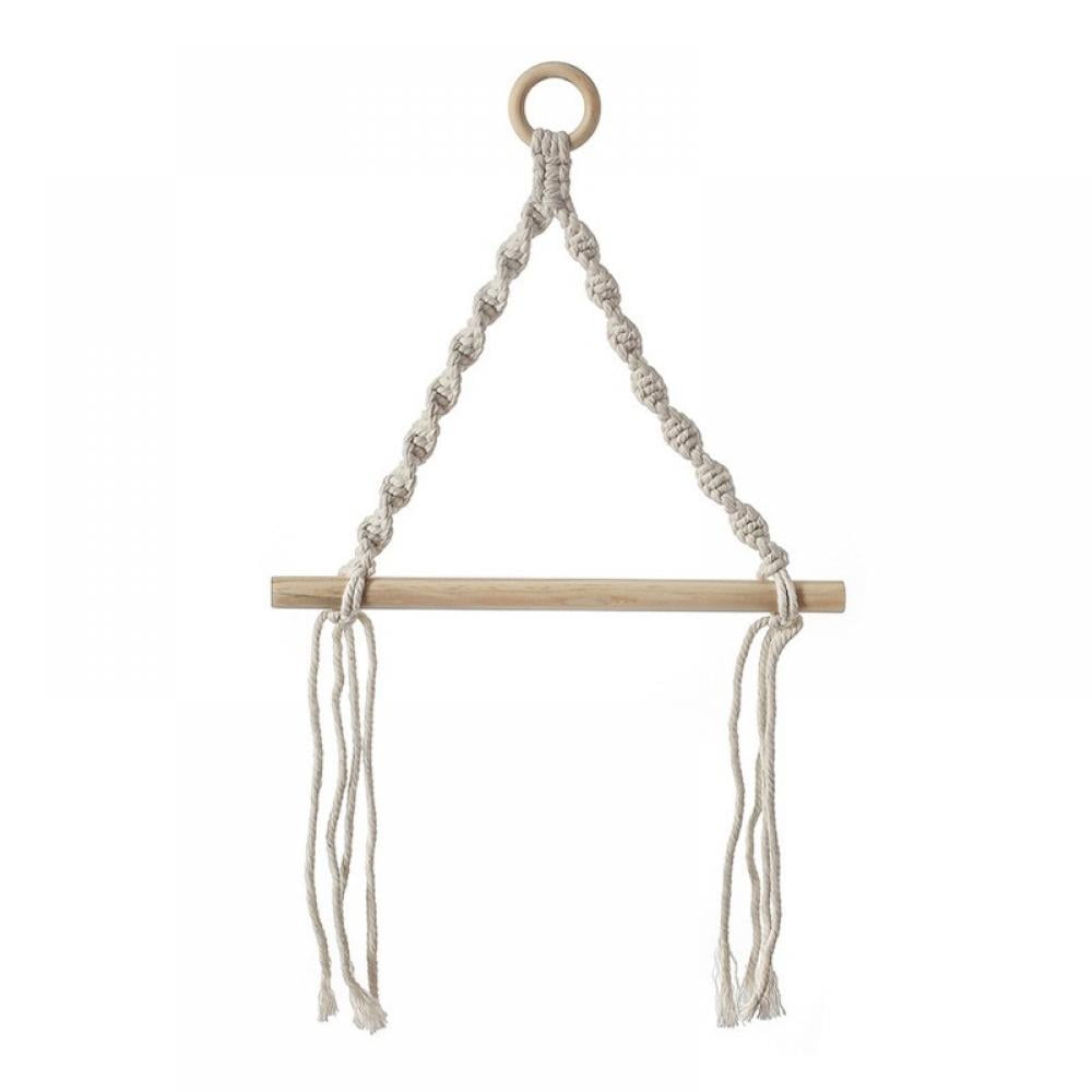 Low Sale! Wooden Toilet Paper Holder Tapestry Wall Hanging Room Boho Decor Bathroom Towel Dispenser For Kitchen Bathroom