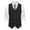 Black, variant on TKYCMSUAKI Mens Blazer Under $20,Men's Pinstripe Suit Vest Slim Fit Formal Dress Waistcoat Vest Classic Solid Double Breasted Dress Waistcoats Casual Business Vests with Pockets