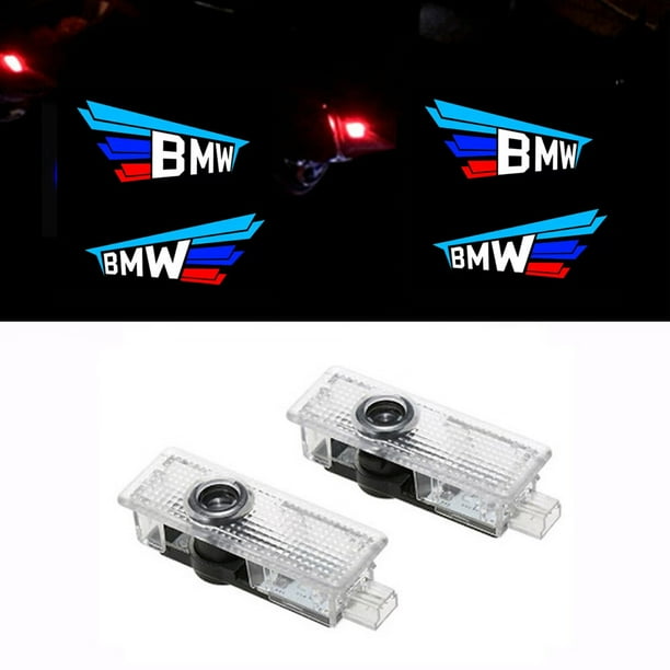 Proyector de logotipos BMW para coche, lámpara de proyección para coche, proyector de bienvenida, luz de logotipo, luz LED para coche