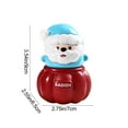thumbnail image 2 of Santa Claus LED Night Light And Christmas Decoration With Push Button Switch, 3.54 in, Pink/Blue/Red/Orange, 2 of 7