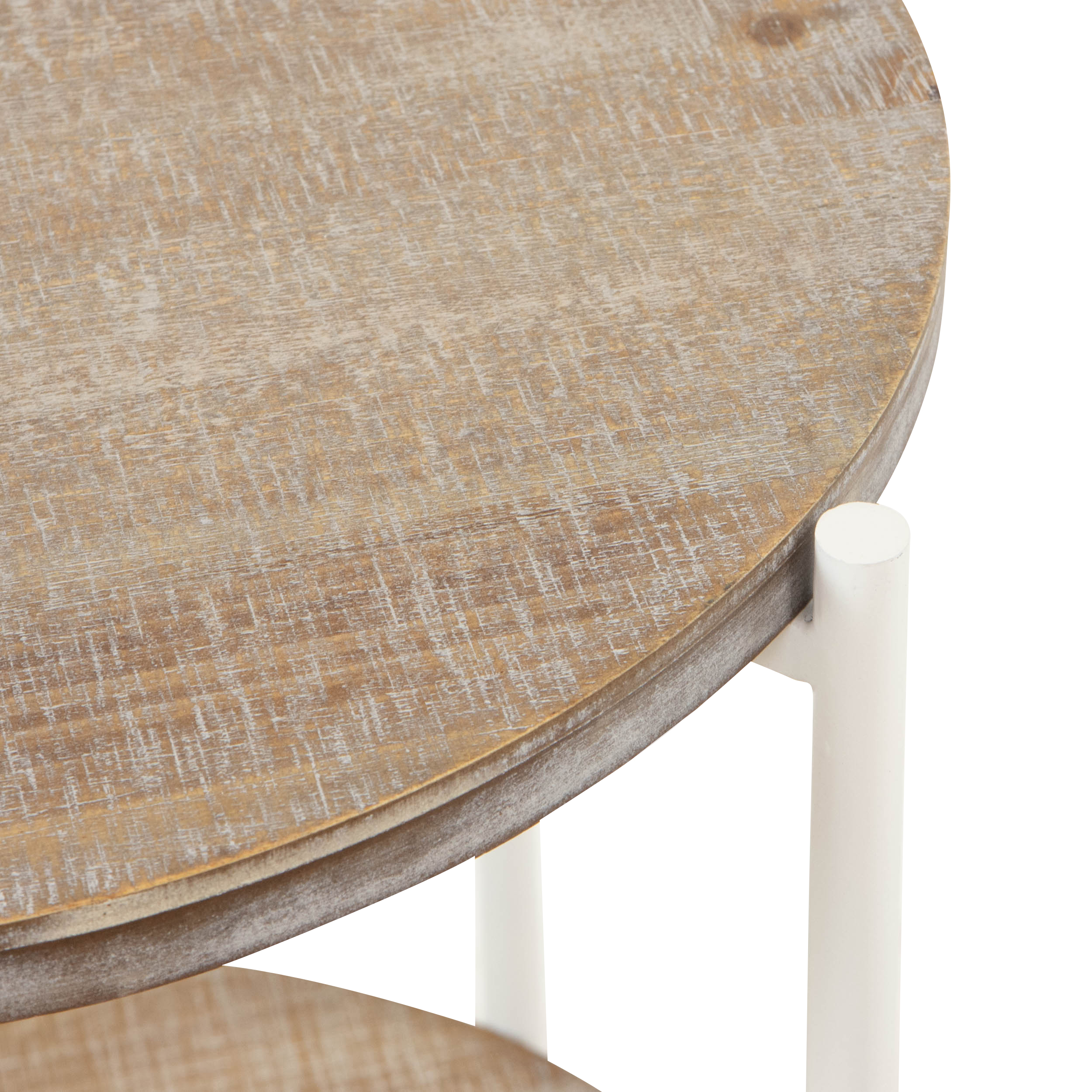 Aspire Home Accents 7791 Kamryn Modern Accent Table - Gray & White