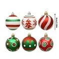 thumbnail image 2 of Lksixu 24Pcs Christmas Tree Hanging Ornaments, Christmas Decorations for Xmas Tree, 2.36 inch Glitter Red and Green Shatterproof Christmas Tree Hanging Baubles, Christmas Pendant for Party Wedding, 2 of 5