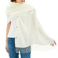 thumbnail image 3 of Alpine Swiss Womens Shawl Evening Wrap Pashmina Large Scarf Fringe Cape Poncho, 3 of 7