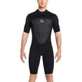 thumbnail image 1 of Greeniant Traje de buceo de alta eficiencia a prueba de frío de una pieza estilo de manga corta transpirable agradable a la piel traje de baño clásico Deportes acuáticos Hombres Negro L Greeniant OD020692-03, 1 of 6