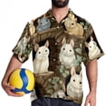 thumbnail image 4 of Tmall Men's Short Sleeve Shirts, Casual, Printed, Button Down, Beach Shirt - Spread Collar Tops for Summer Beach Fun, 4 of 6