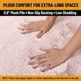 thumbnail image 4 of Ottomanson Bathroom Rug 31" x 48" Soft Absorbent Non-Slip Large Bath Rug, Washable & Quick Dry, Blush, 4 of 7