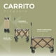 thumbnail image 3 of Carrito Vagon Plegable Multiusos con Estructura de Acero Reforzado y Ruedas para Exterior Resistentes - Carro Vagon Portatil Transportador hasta 100 Kg Arena, 3 of 9