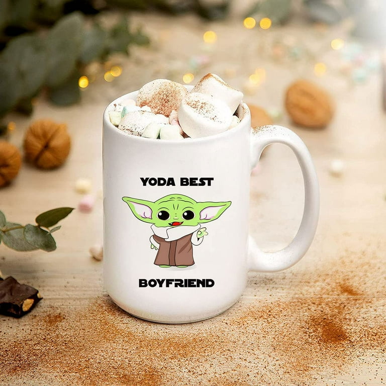 Yoda Best Boyfriend Mug, Family Mug, Boyfriend Gift, Ceramic