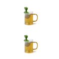 thumbnail image 4 of Ounissouiy Infusor de té, colador de silicona con forma de dinosaurio, filtro de hojas sueltas, coladores de café, Clip, taza, boca, accesorios Type5 NO5, 4 of 6