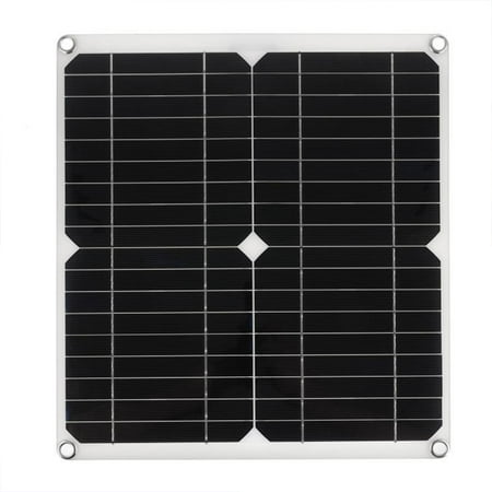 

Solar Panel 20 Watt 18 Volt High-Efficiency Monocrystalline PV Module Power Charger for Marine Rooftop Farm Battery and Other Off-Grid Applications，Standard configuration