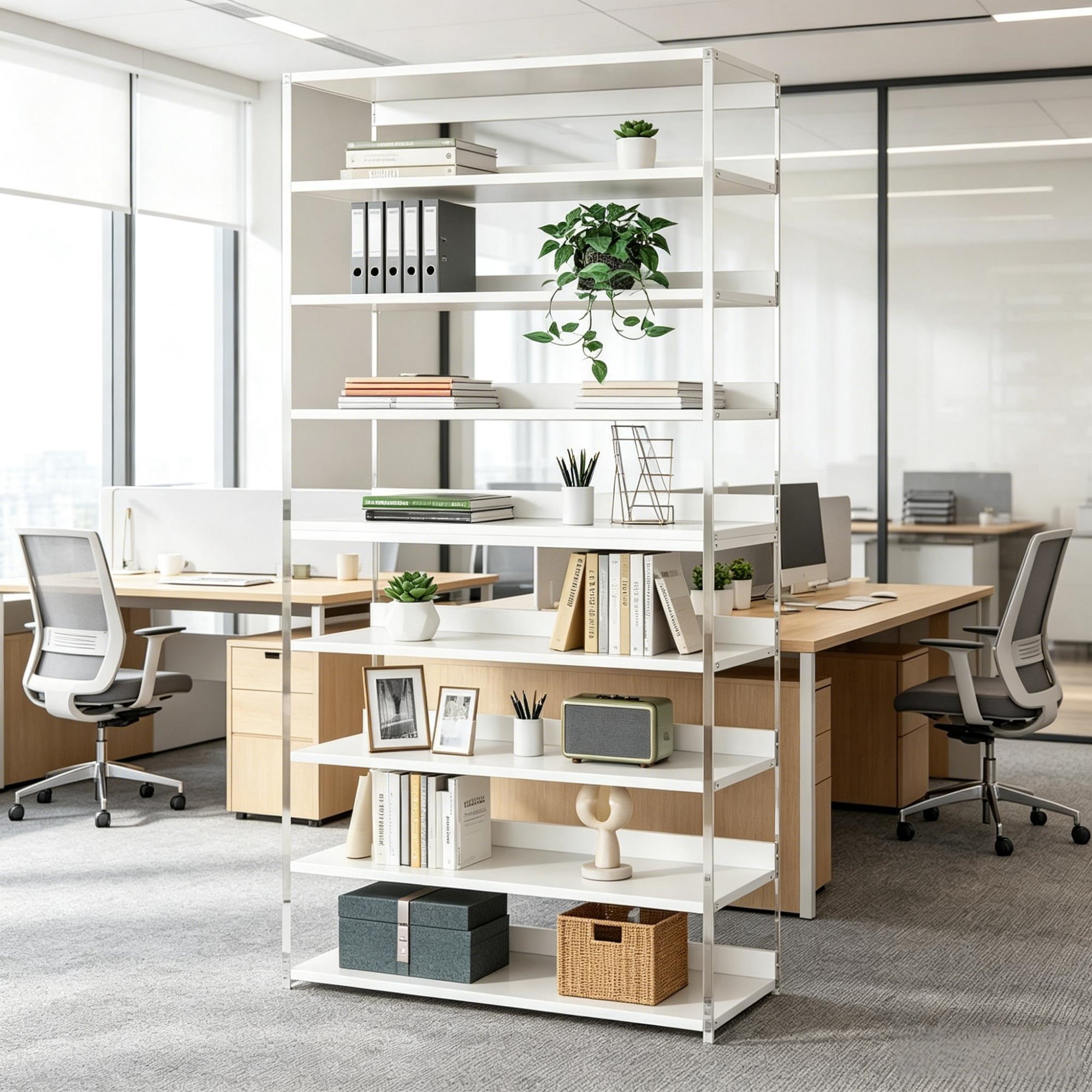 Bookshelf Storage Rack