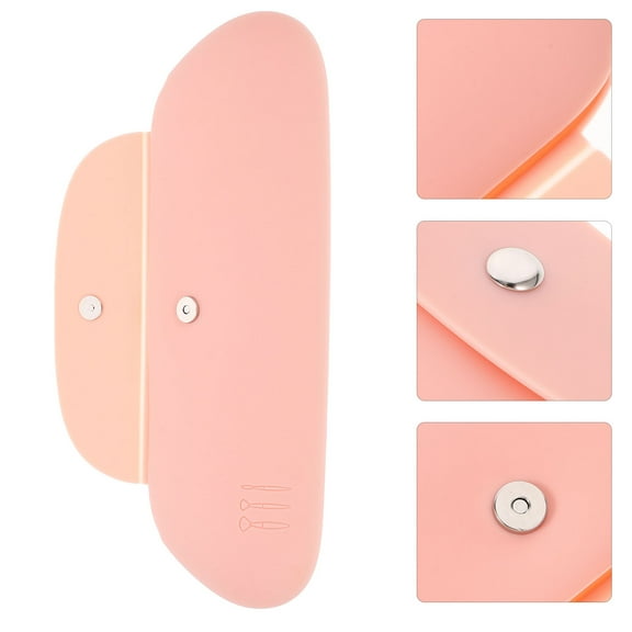 WEAVILUX Makeup Brush Holder Silicone 1Pack 9.1x3.1x1.2In