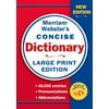 Merriam-Webster's Concise Dictionary: Large Print Edition (Paperback)(Large Print)