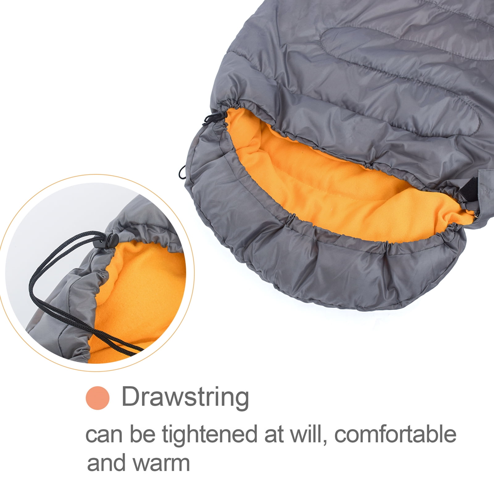 Riousery Waterproof Durable Thick Dog Sleeping Bag Pet Bed Outdoor Warm Mat (13.4x6.7x6.7 in / 34x17x17 cm) Multifunctional Portable Cushion for Travel - Gray