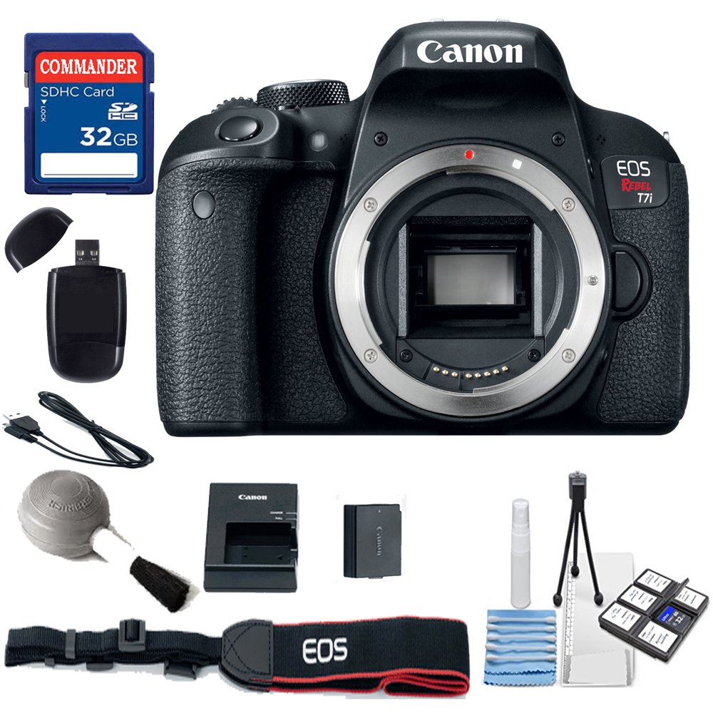 Canon EOS Rebel T7i Digital SLR Camera WiFi ,NFC Body Only (No Lens