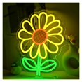 thumbnail image 2 of Letrero De Neón LED Con Diseño Girasol Para Cabecero Dormitorio, Balcón, Ambiente Fresco, Estilo Pastoral, Decoración Del Hogar 45x40cm, 2 of 5