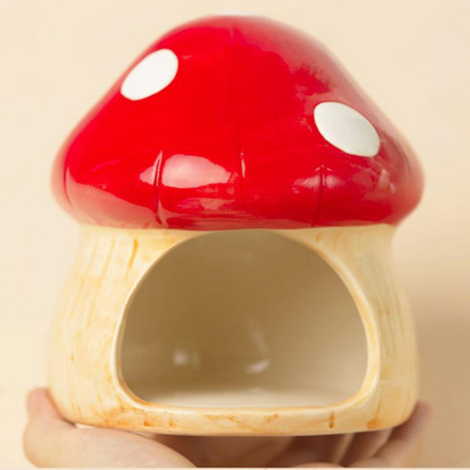 Ceramic Hamster House Hamster Hideout Cute Food Feeding Bowl Shaped for Ferret Dwarf Hamster Small Animals Hedgehog Hamster House L