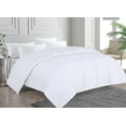 thumbnail image 1 of Marina Decoration Comforter Fluffy Ultra Soft Goose Down Alternative Quilted Breathable All Season Luxury White Duvet Insert with Corner Tabs, 1 of 3
