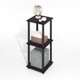 thumbnail image 5 of Furinno Simplistic End Table, Set of Two, Dark Mocha, 5 of 6