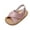 Pink, variant on Aayomet Boys Girls Open Toe Solid Shoes First Walkers Shoes Summer Toddler Flat Sandals Simple Sandal,Black 4